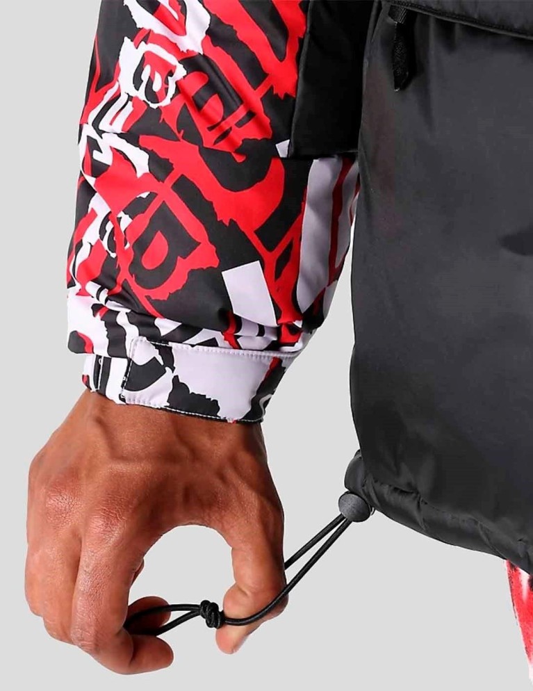 Caçadora THE NORTH FACE himalayan down print jacket lavender fog cole navin halfdome print